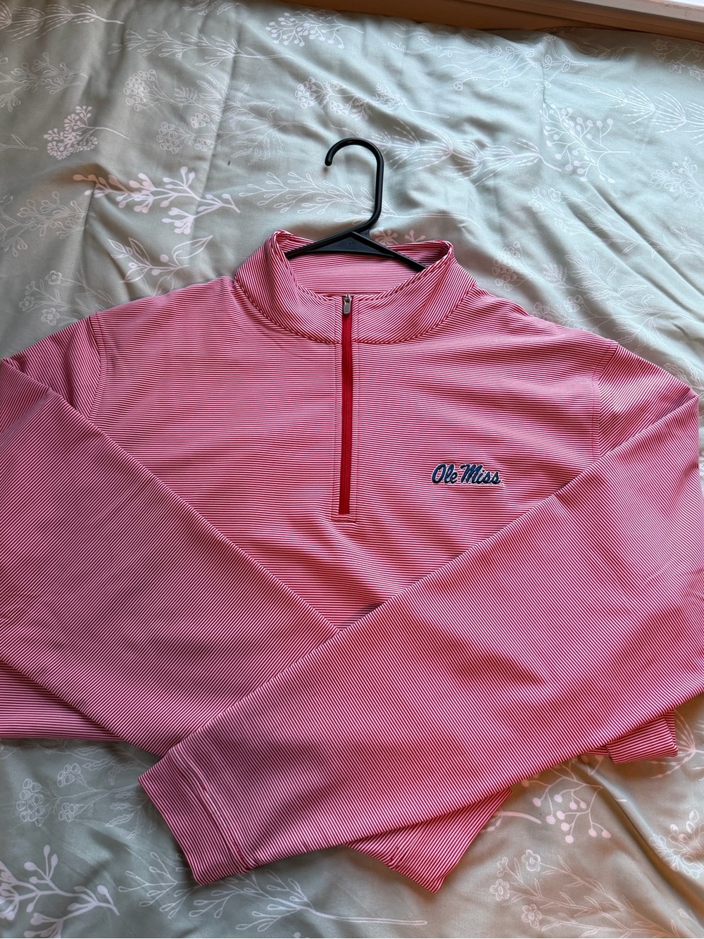 Peter Millar Perth Quarter Zip Men’s Large Ole Miss Rebels